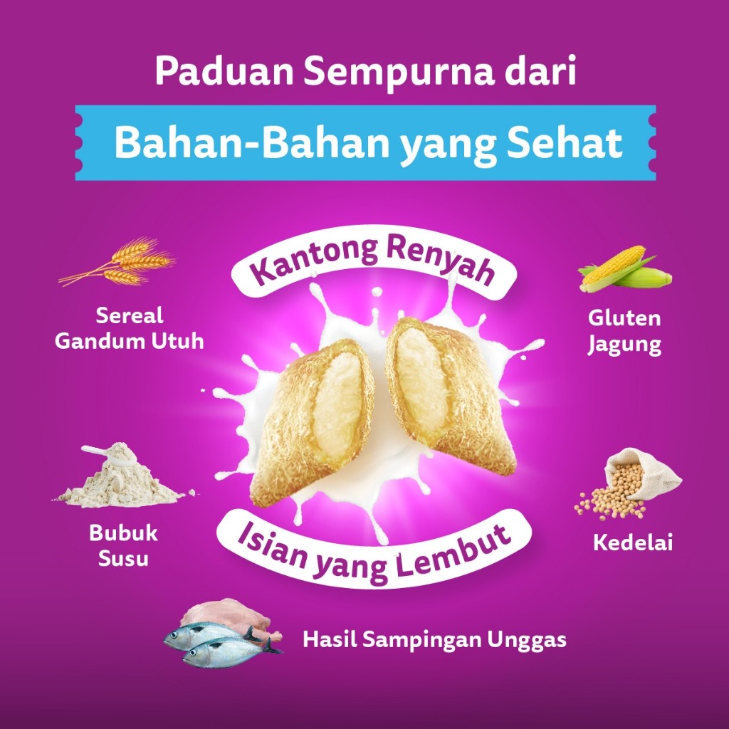 WHISKAS Makanan Kering untuk Anak Kucing Rasa Ikan Laut 6.5kg - Gambar 4