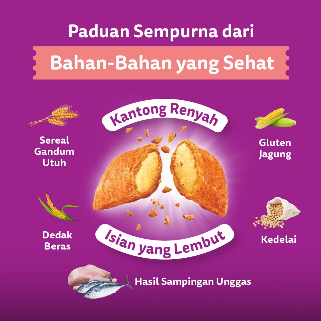WHISKAS Makanan Kering untuk Kucing Dewasa Pilih Rasa 1.2kg - Gambar 4