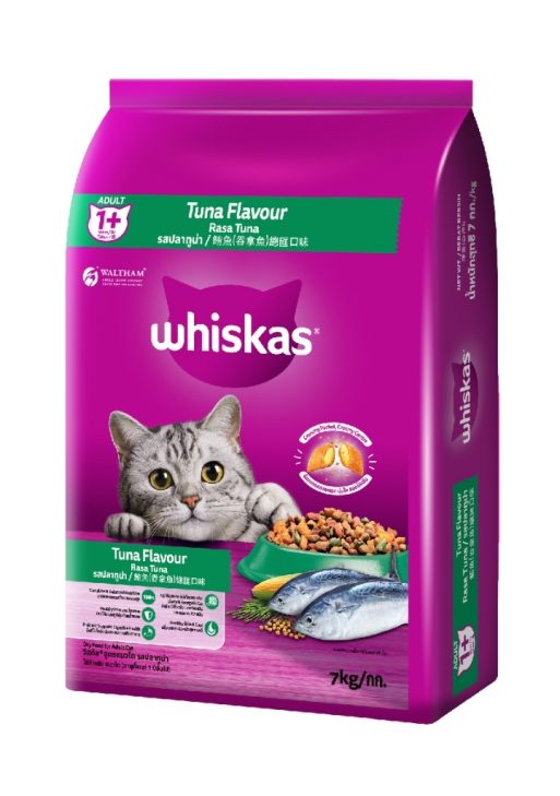 WHISKAS Makanan Kering untuk Kucing Dewasa Pilih Rasa 7kg