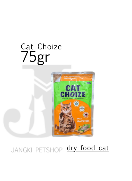 Cat Choize Pouch Mackerel 75 gr - Makanan Pouch Kucing 75 gr