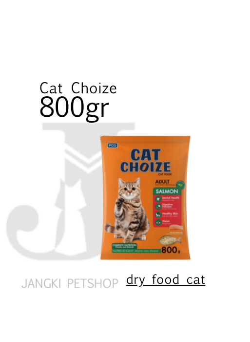 Choize Cat Adult Salmon 800 gr - Makanan Kering Kucing 800 gr