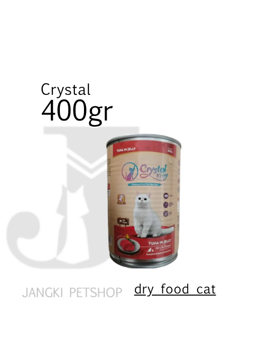 Crystal Kitty Chicken & Salmon 400 gr kl - Makanan Kaleng Kucing 400 gr