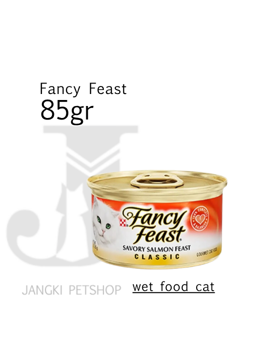 Fancy Feast Salmon 85gr - Makanan Kering Kucing 85gr