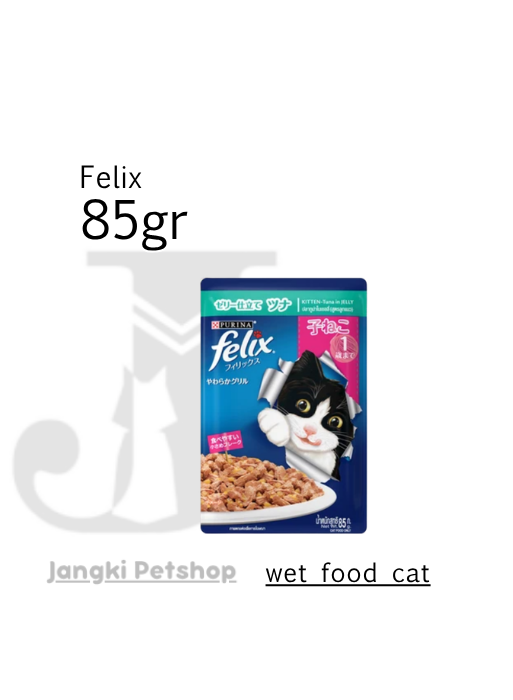 Felix Pouch Kitten Tuna 85 gr - Makanan Pouch Kucing 85 gr