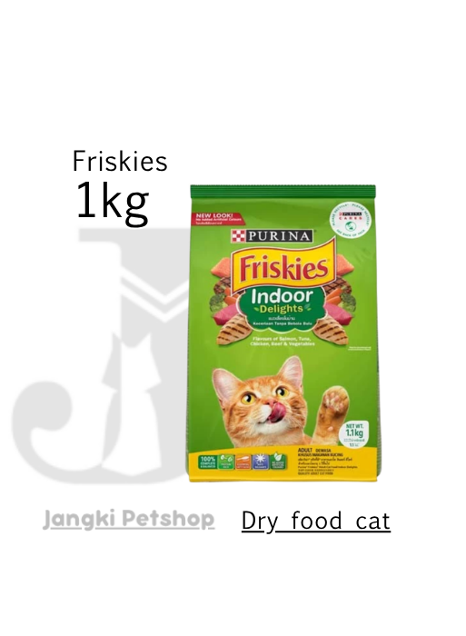 Friskies Adult Indoor Delight 1 kg - Makanan Kering Kucing 1 kg
