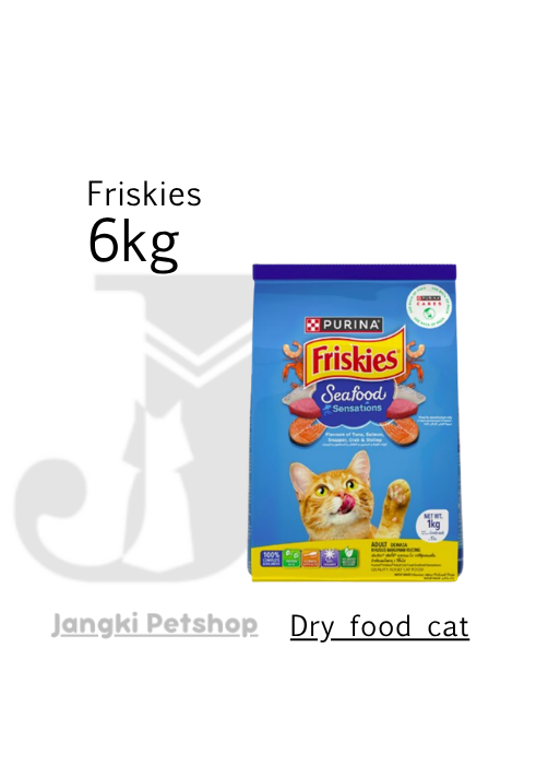 Friskies Adult Seafood Sensation 6 kg - Makanan Kering Kucing 6 kg