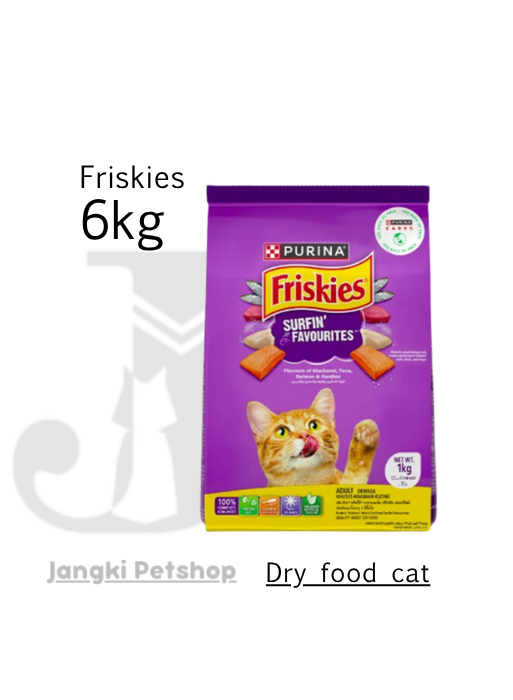 Friskies Adult Surfin & Turfin 6 kg - Makanan Kering Kucing 6 kg