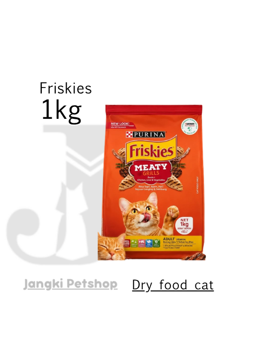 Friskies Adult 1 kg (Repack) - Makanan Kering Kucing 1 kg