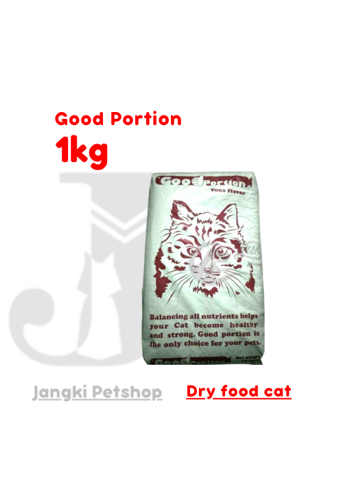 Good Portion Cat 1 kg - Makanan Kering Kucing 1 kg