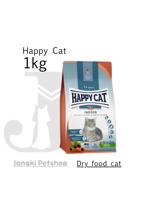 Happy Cat Adult Indoor 1 kg (Repack) - Makanan Kering Kucing 1 kg