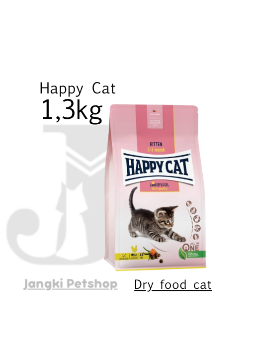 Happy Cat Young Junior Farm Poultry 1,3 kg - Makanan Kering Kucing 1,3 kg