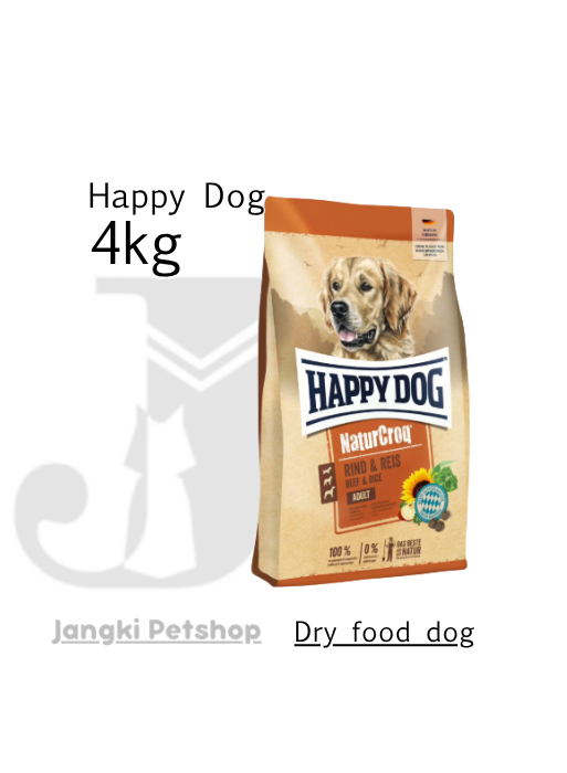Happy Dog Adult Beef & Rice 4 kg - Makanan Kering Anjing 4 kg
