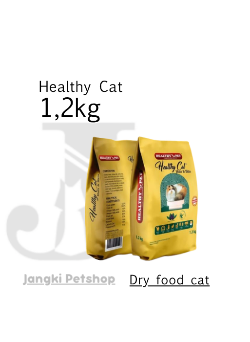 Healthy Cat Hair & Skin 1,2kg - Makanan Kering Kucing 1,2kg