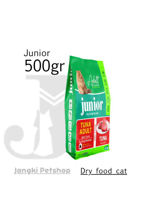 Junior Cat Adult Tuna 500 gr - Makanan Kering Kucing 500 gr