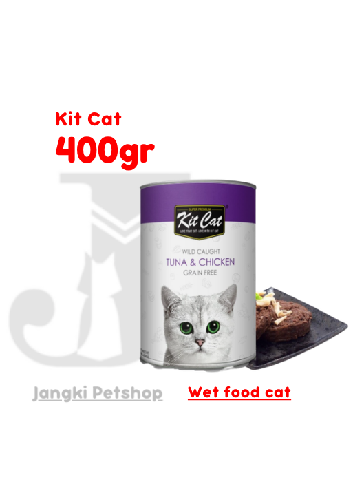 Kit Cat Tuna With Chicken 400 gr - Makanan Kering Kucing 400 gr