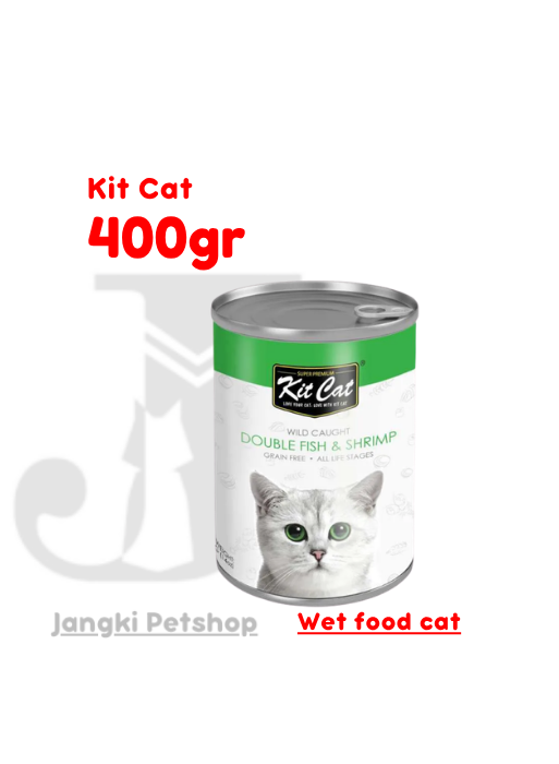 Kit Cat O Fish With Shrimp 400 gr - Makanan Kering Kucing 400 gr