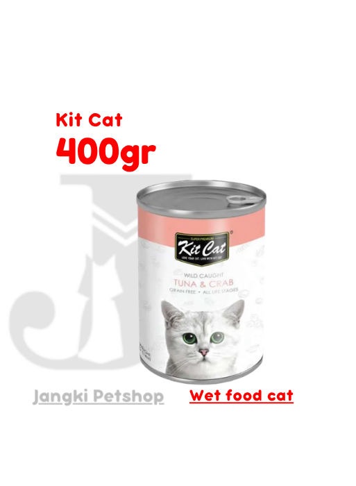 Kit Cat Tuna Crab 400 gr - Makanan Kering Kucing 400 gr
