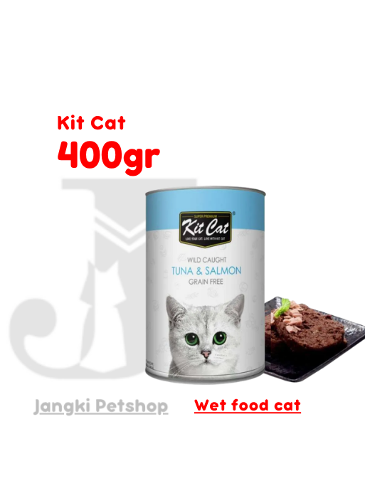 Kit Cat Tuna With Salmon 400 gr - Makanan Kering Kucing 400 gr