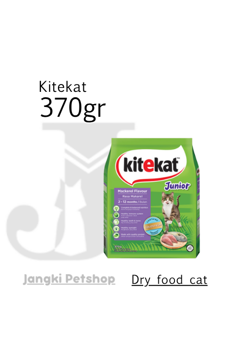 Kitekat Kitten Mackarel 370 gr - Makanan Kering Kucing 370 gr