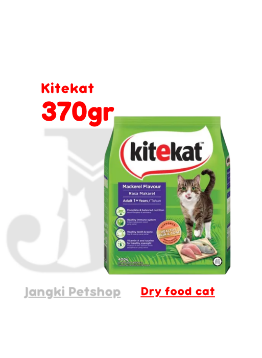 Kitekat Kitten Mackarel 370 gr - Makanan Kering Kucing 370 gr