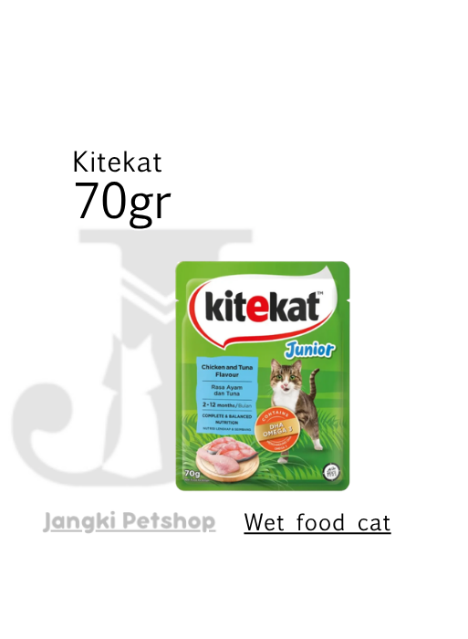 Kitekat Kitten Chicken Tuna 70gr - Makanan Kering Kucing 70gr