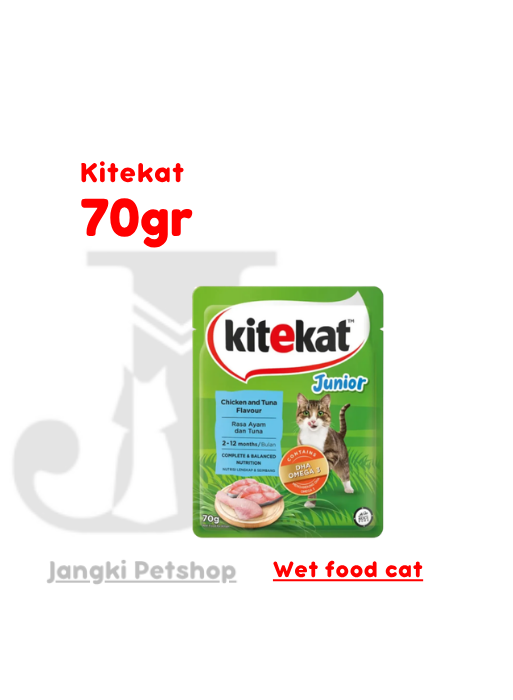 Kitekat Kitten Chicken Tuna 70gr - Makanan Kering Kucing 70gr