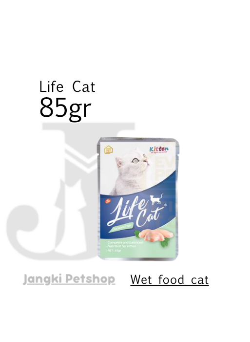 Life Cat Pouch Kitten Chicken 85 gr - Makanan Pouch Kucing 85 gr