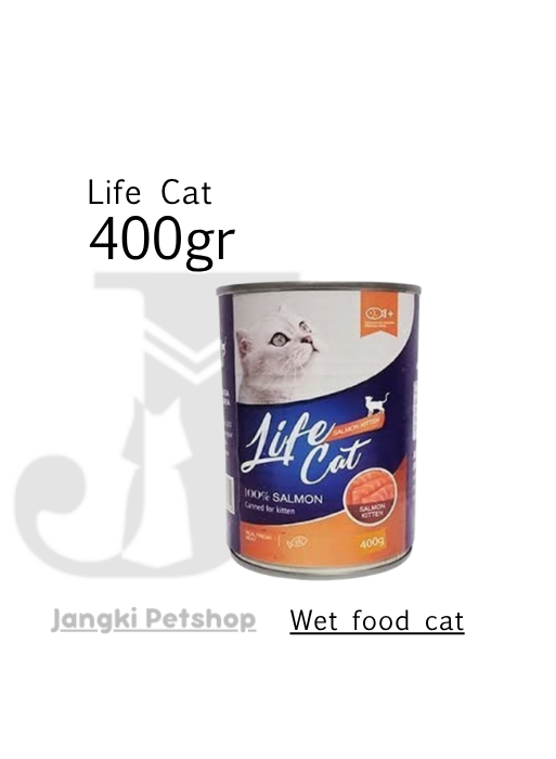 Life Cat Kitten Salmon 400 gr - Makanan Kering Kucing 400 gr