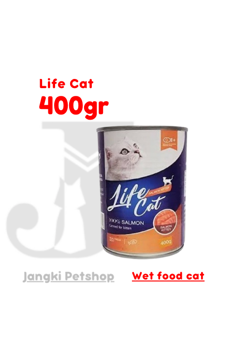 Life Cat Kitten Salmon 400 gr - Makanan Kering Kucing 400 gr