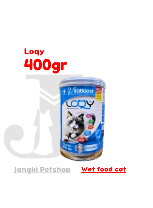 Loqy Chicken 400 gr - Makanan Kering Kucing 400 gr