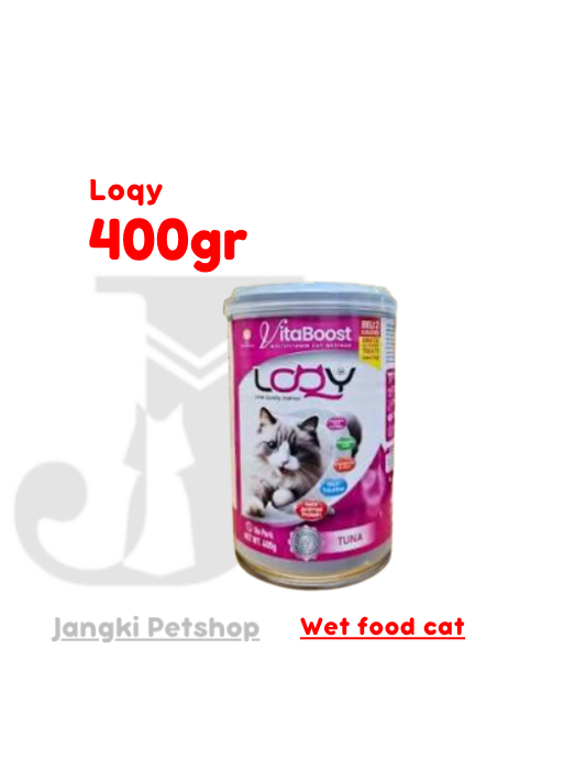 Loqy Tuna 400 gr - Makanan Kering Kucing 400 gr
