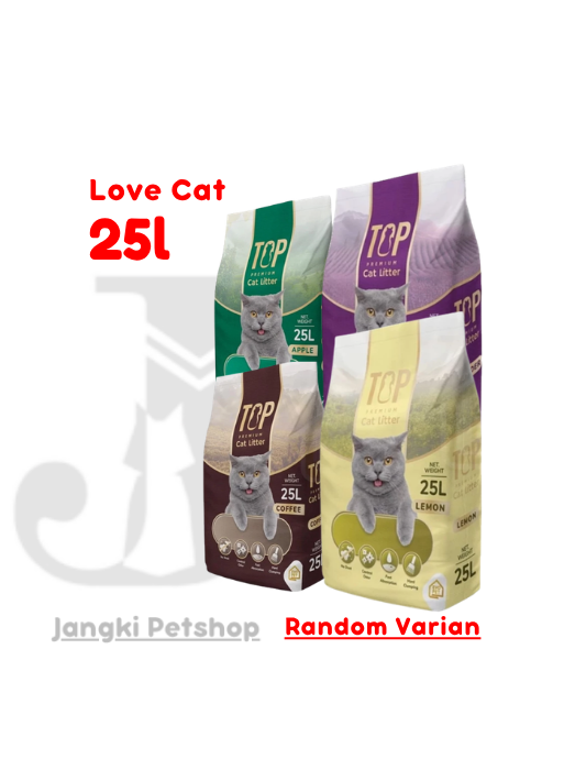 Love Cat Litter 25 L (Varian Random) - Pasir Kucing 25 L