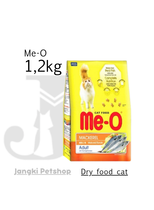 Me-o Adult Mackarel 1,2 kg - Makanan Kering Kucing 1,2 kg