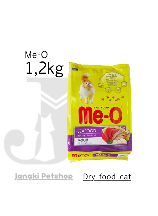 Me-o Adult Seafood 1,2 kg - Makanan Kering Kucing 1,2 kg