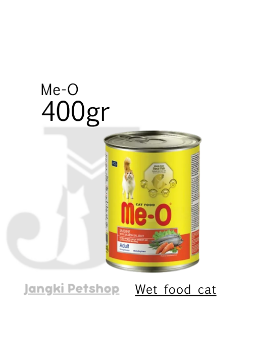 Me-o Adult Sardine Salmon 400 gr kl - Makanan Kaleng Kucing 400 gr