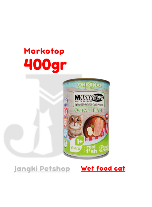 Markotop O Fish 400 gr - Makanan Kering Kucing 400 gr