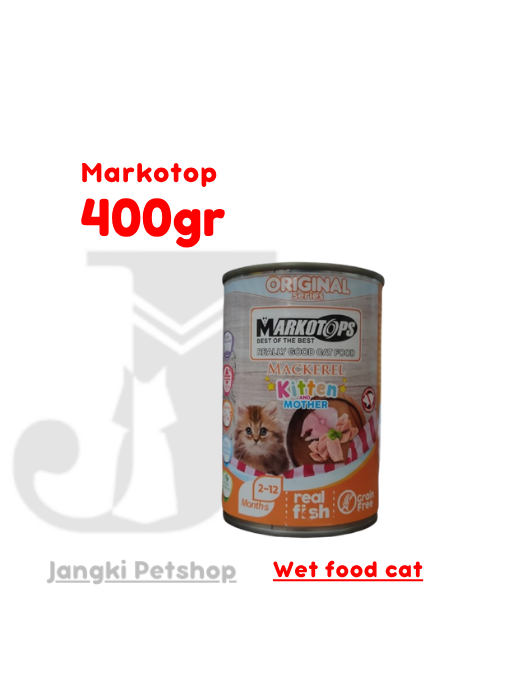 Markotop Kitten Mackarel 400 gr - Makanan Kering Kucing 400 gr