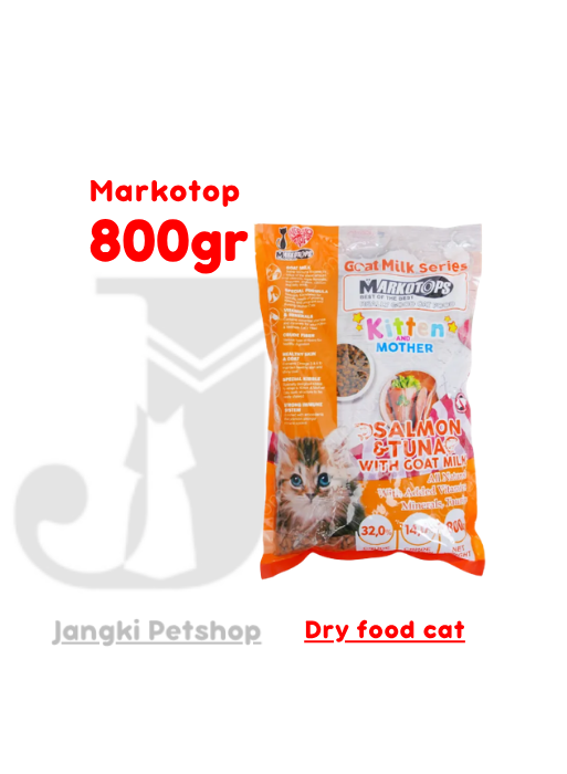 Markotop Cat Adult Tuna & Salmon 800 gr - Makanan Kering Kucing 800 gr