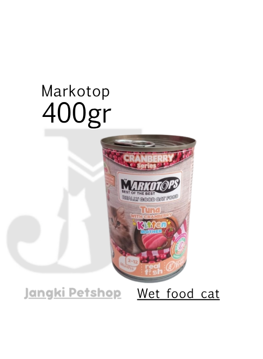 Markotop Kitten Tuna Cranberry 400gr - Makanan Kering Kucing 400gr