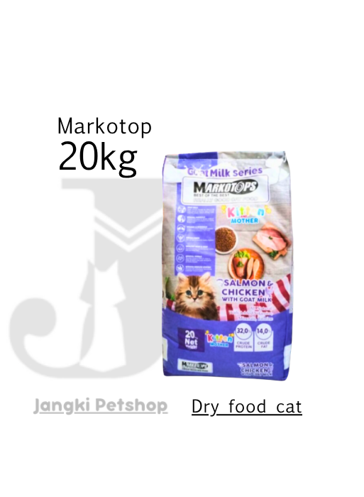 Markotop KItten Salmon & Chicken 20 kg - Makanan Kering Kucing 20 kg