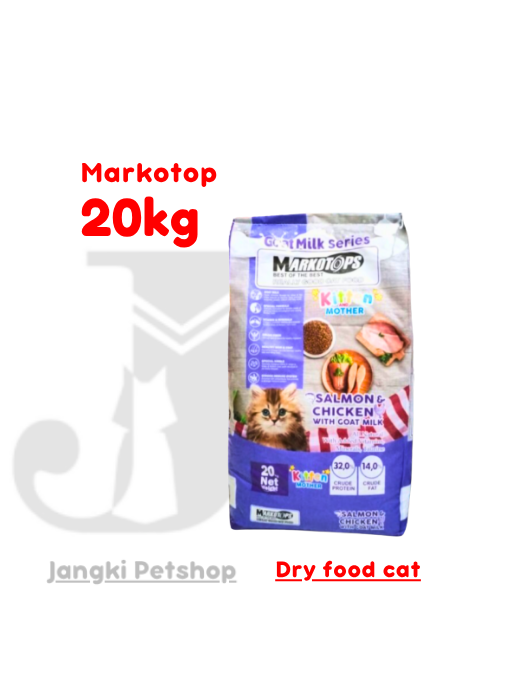 Markotop KItten Salmon & Chicken 20 kg - Makanan Kering Kucing 20 kg