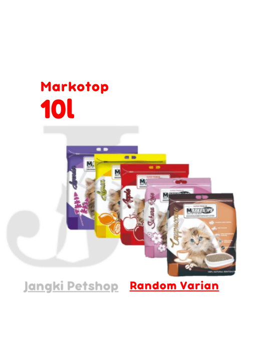 Markotop Cat Litter 10 L (Varian Random)  - Pasir Kucing 10 L