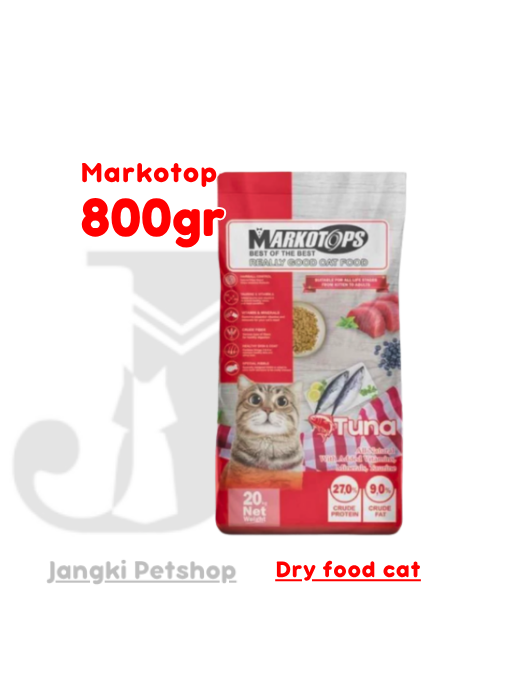 Markotop Cat Adult Tuna 800 gr - Makanan Kering Kucing 800 gr