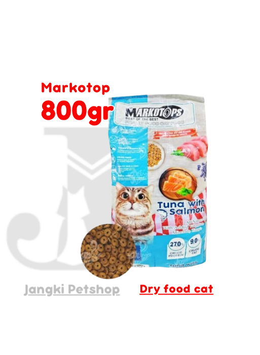Markotop Kitten Salmon Tuna 800 gr - Makanan Kering Kucing 800 gr