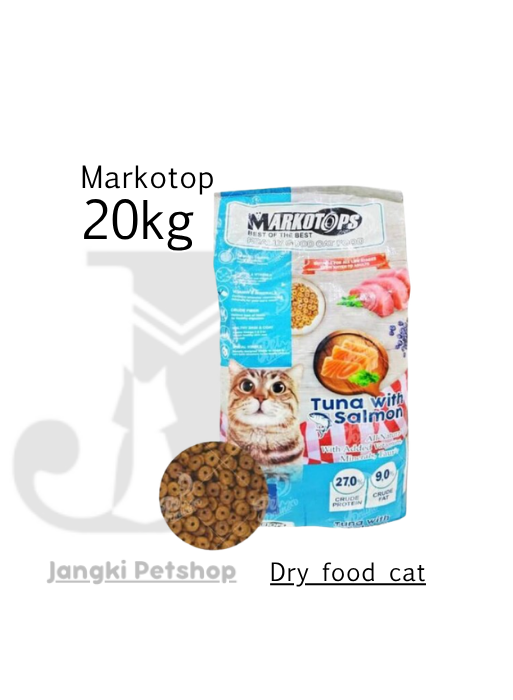 Markotop Cat Tuna Salmon 20 kg - Makanan Kering Kucing 20 kg