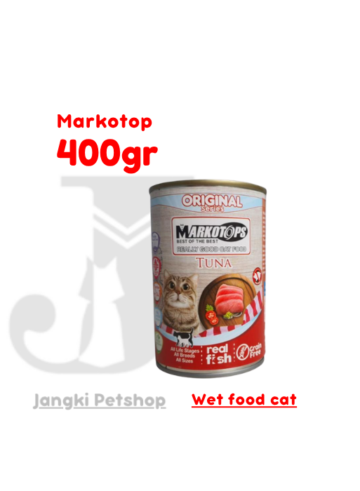 Markotop Tuna In Jelly 400 gr - Makanan Kering Kucing 400 gr