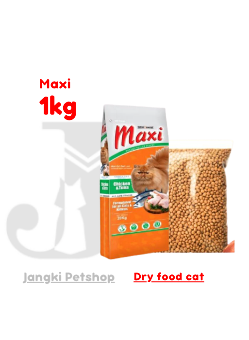 Best In Show Maxi Cat 1 kg - Makanan Kering Kucing 1 kg