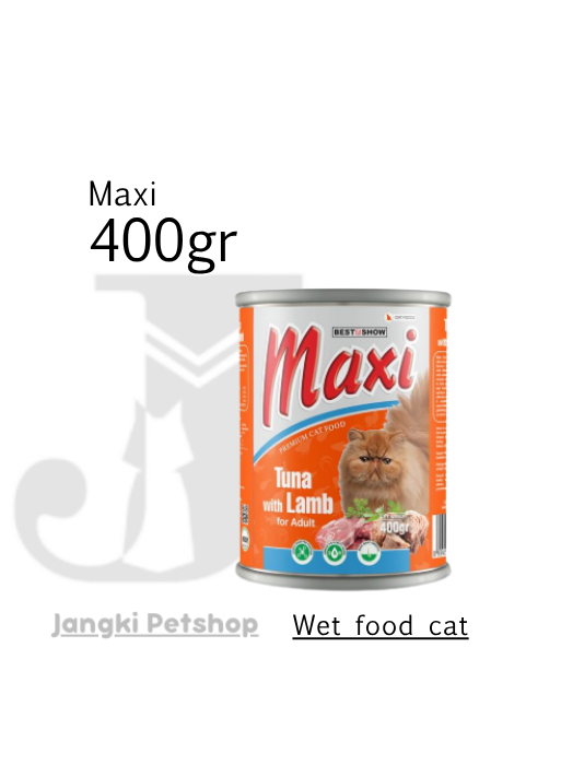 Maxi Cat Tuna With Lamb 400 gr - Makanan Kering Kucing 400 gr