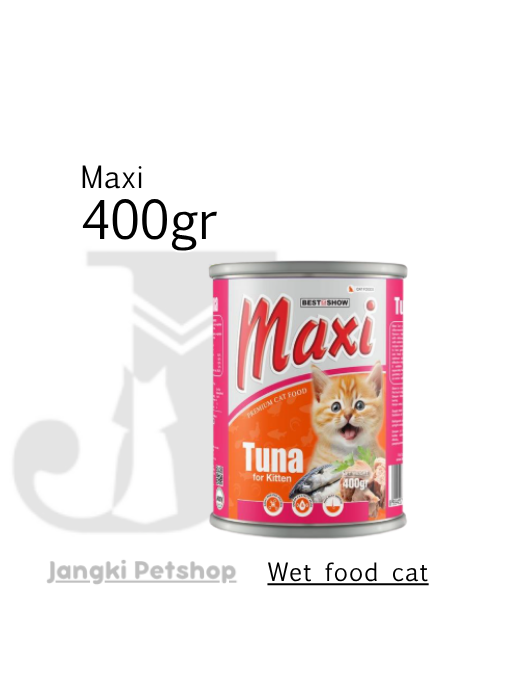 Maxi Cat Kitten Tuna 400 gr - Makanan Kering Kucing 400 gr
