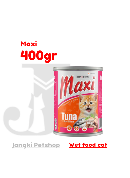 Maxi Cat Kitten Tuna 400 gr - Makanan Kering Kucing 400 gr